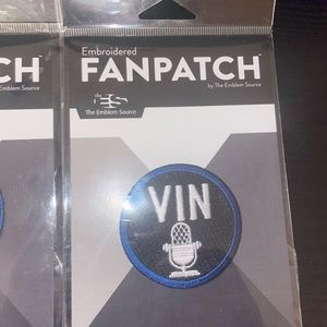 Vin Scully Embroidered Fan Patch